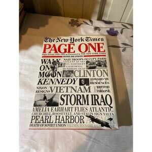 Page one: the New York Times major events